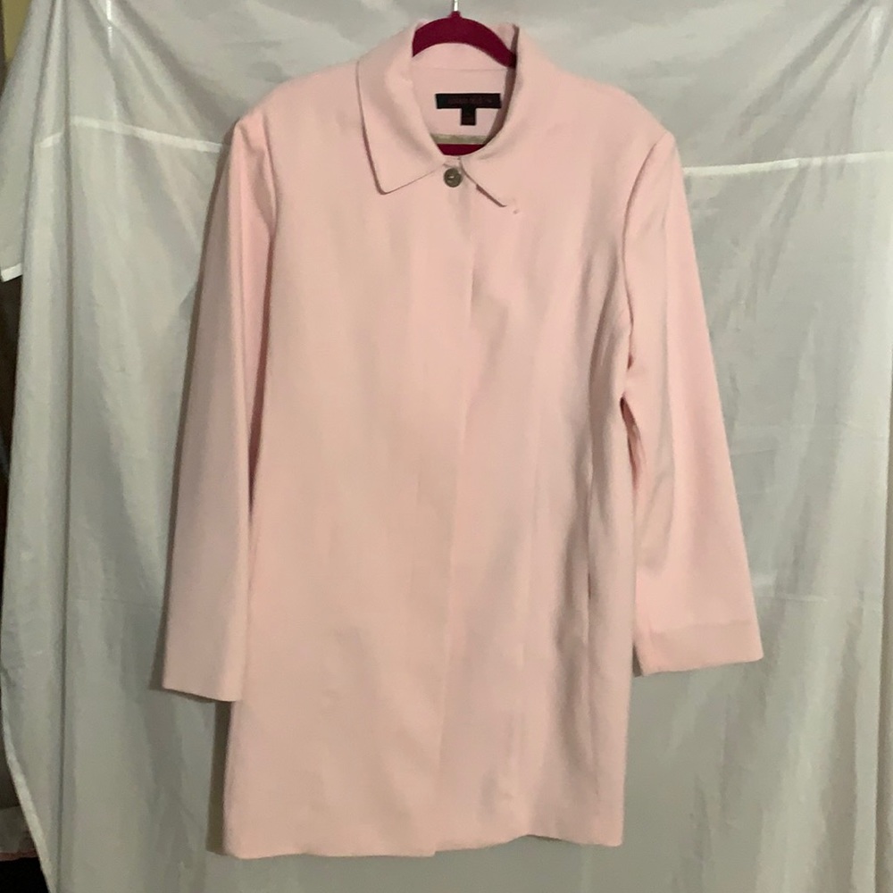Anne Klein Beautiful Pink Coat, Size L NWT Never Worn MAKE AN OFFER!!!
